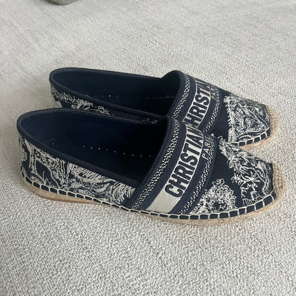 Christian Dior Granville Espadrilles | Size 39 / US8 - Picture 4 of 9
